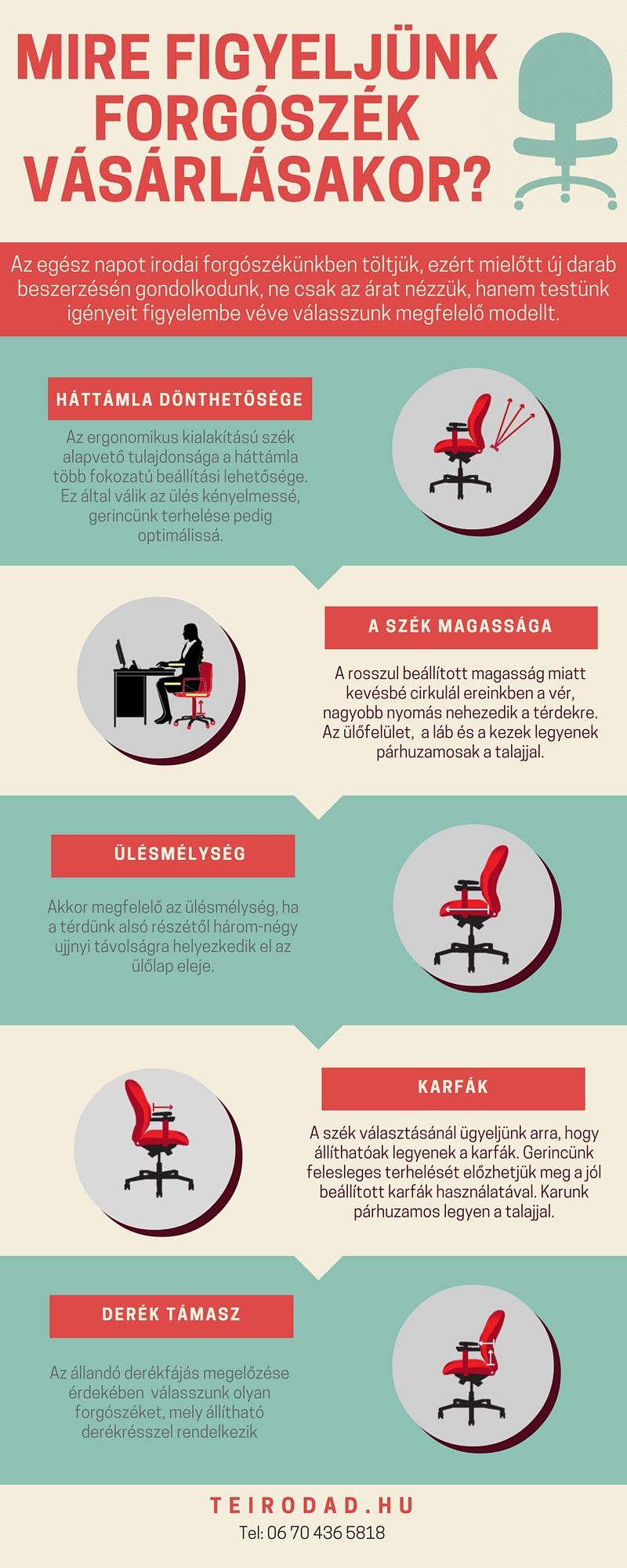 Fontos tudnivalók forgószék vásárlás előtt