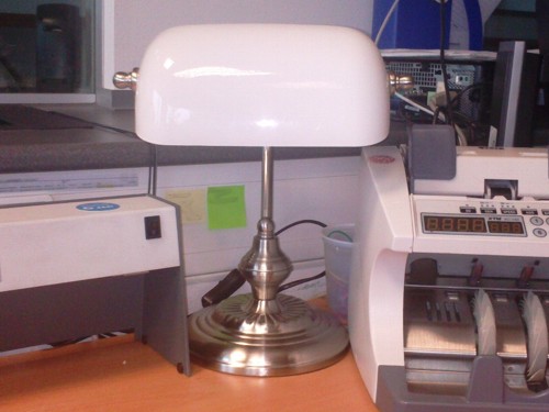 Bank íróasztal lámpa