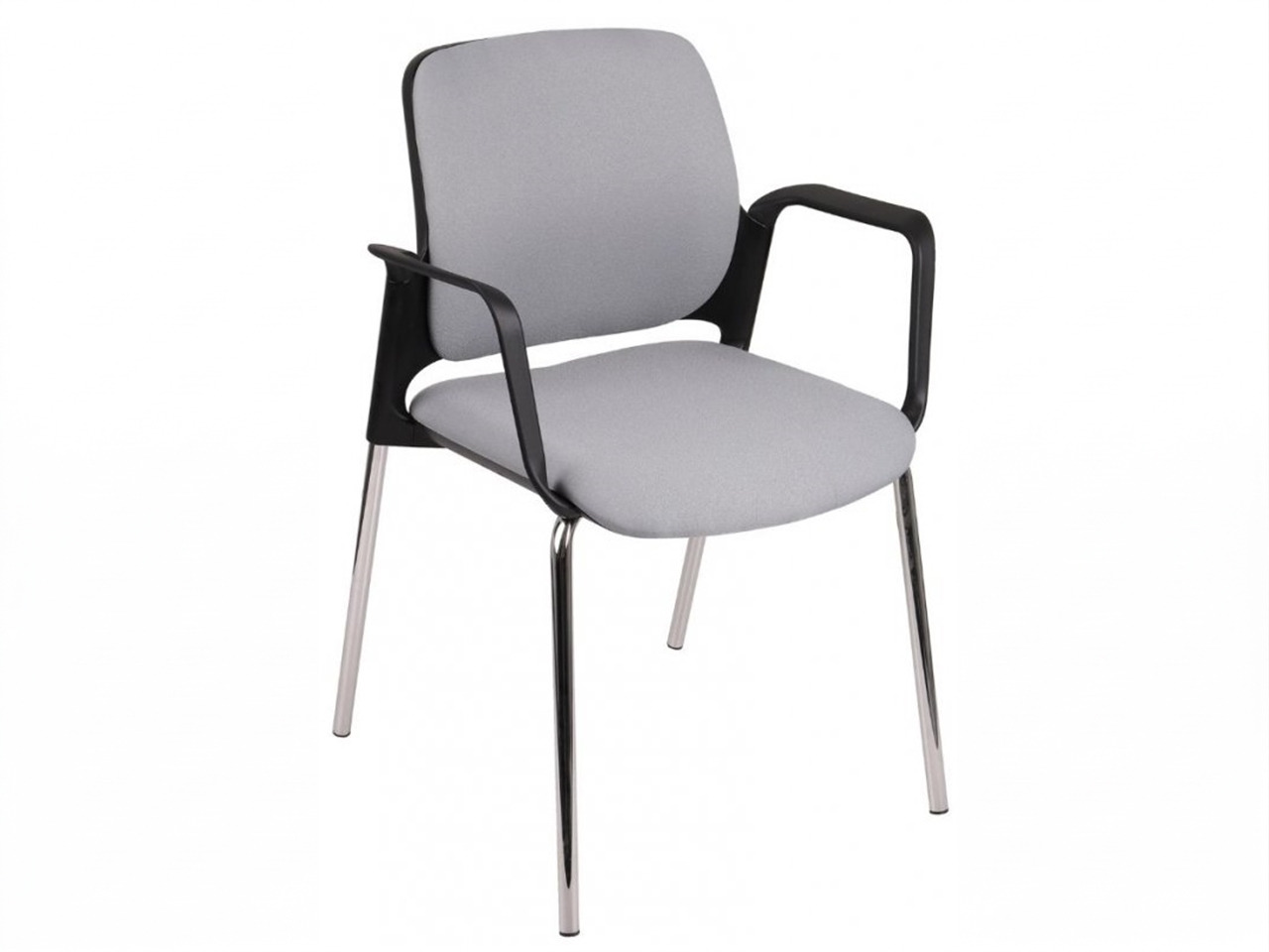 GRO-Aspen 4L BT ARM Chrome fémvázas tárgyalószék karfákkal 
