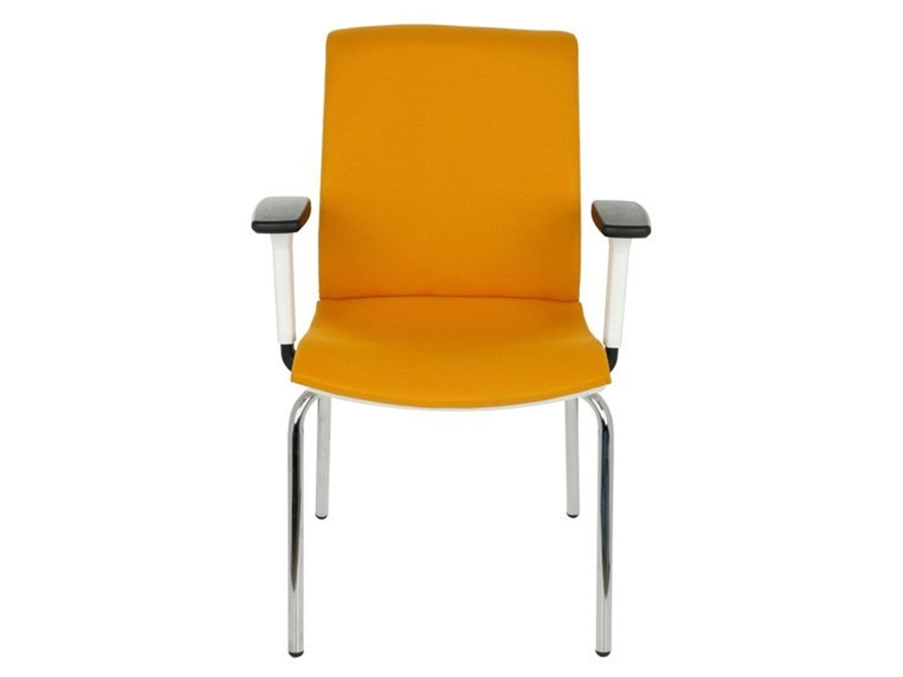 GRO-Level 4L WT R1 Chrome modern tárgyalószék karfákkal