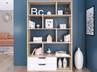 FOR-Biera modern polc 2 fiókkal 2