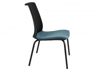 GRO-Level 4L BS Black modern tárgyalószék hálós háttámlával 2