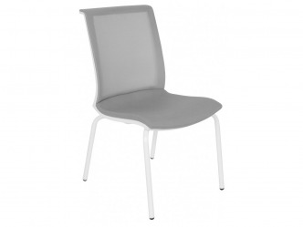 GRO-Level 4L WS White modern tárgyalószék hálós háttámlával