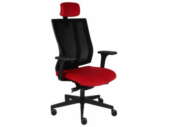 GRO-MaxPro BS HD Black vezetői forgószék fejtámlával