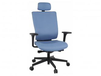 GRO-MaxPro BT HD Black vezetői forgószék fejtámlával