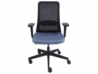 GRO-Nico BS Black ergonomikus forgószék deréktámasszal 2
