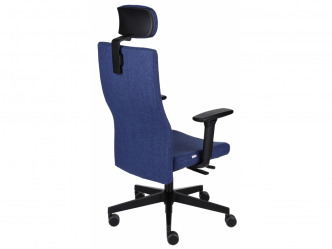 GRO-TeamPlus HD Black karfás vezetői forgószék fejtámlával 3