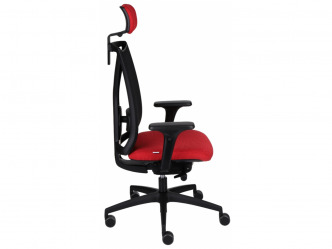 GRO-Valio BS HD Black főnöki forgószék fejtámlával 2