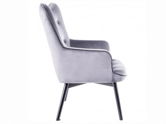SIG-Carmen Velvet modern favázas fotel 2