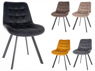 SIG-Monti Velvet modern fémvázas szék