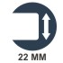 Strapabíró 22 mm vastag asztallappal